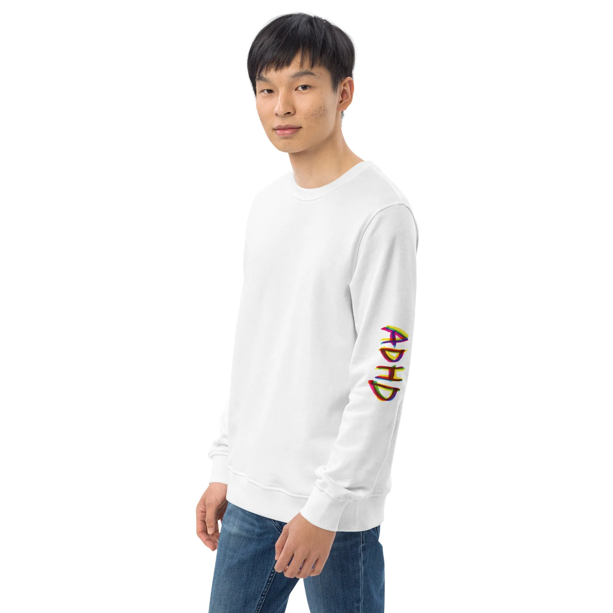 Unisex organic sweatshirt - ADHD Sleeve