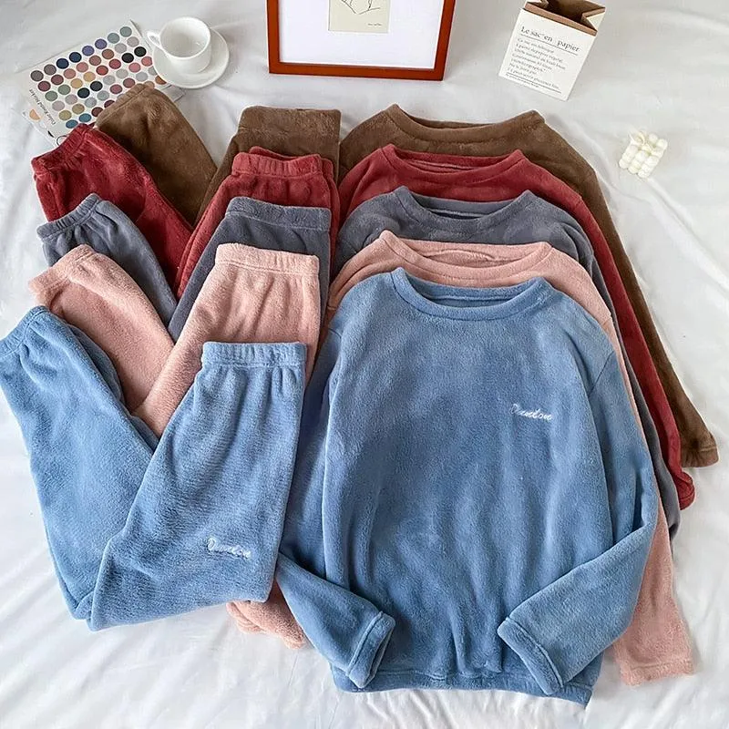 Velvet Pajamas Set