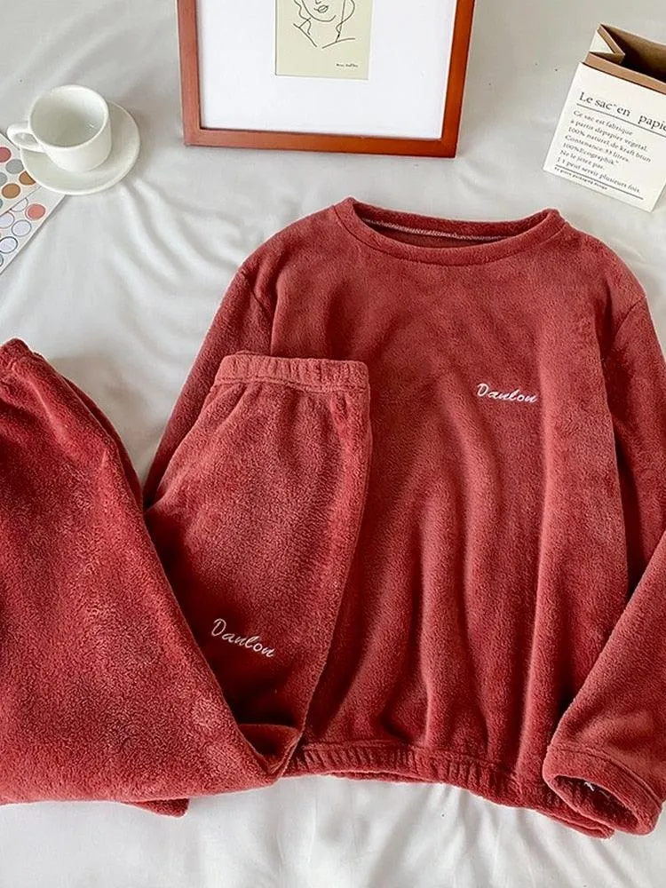 Velvet Pajamas Set