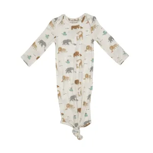 Welcome to the World Knotted Gown Pajama